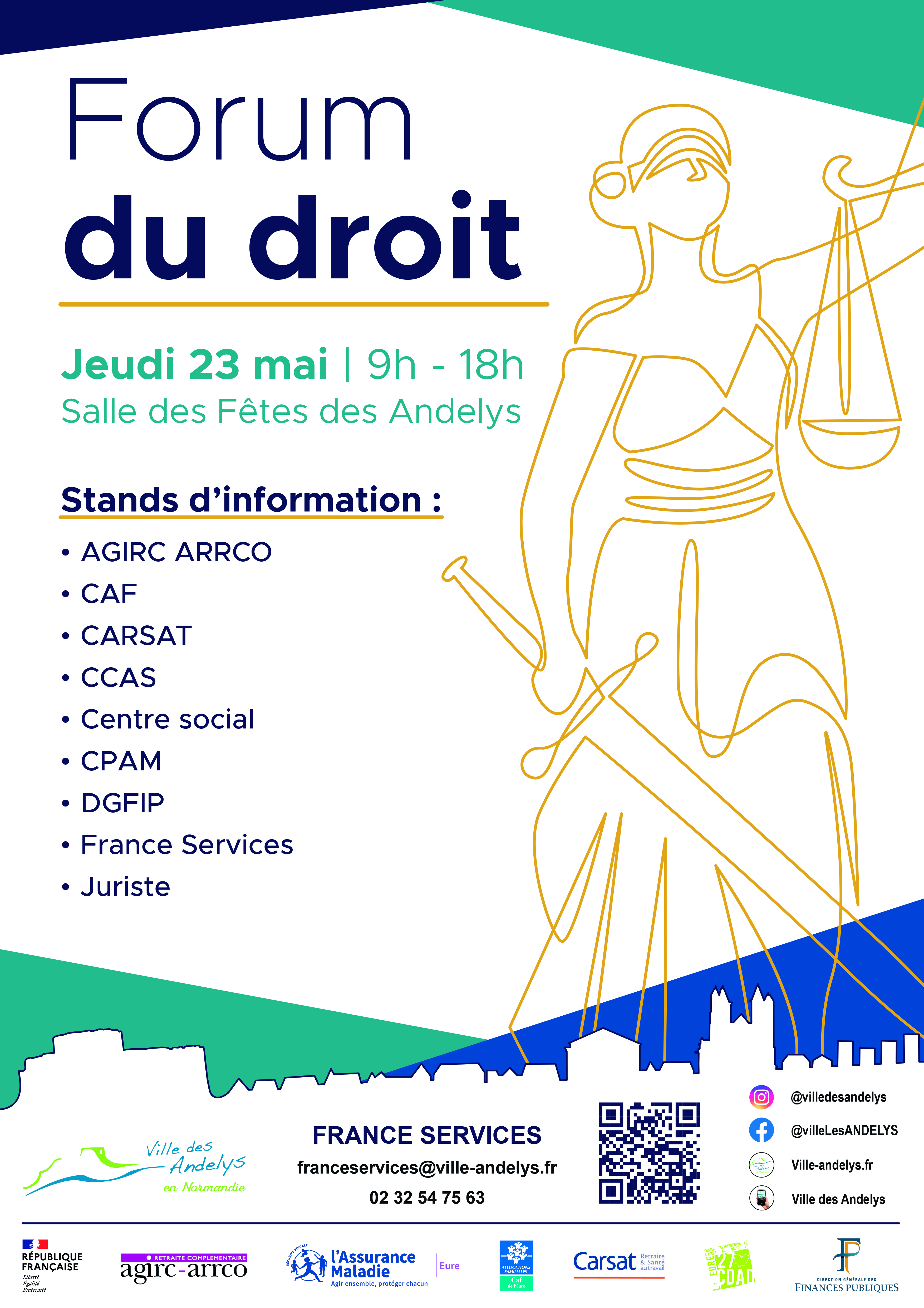 Flyer forum du droit